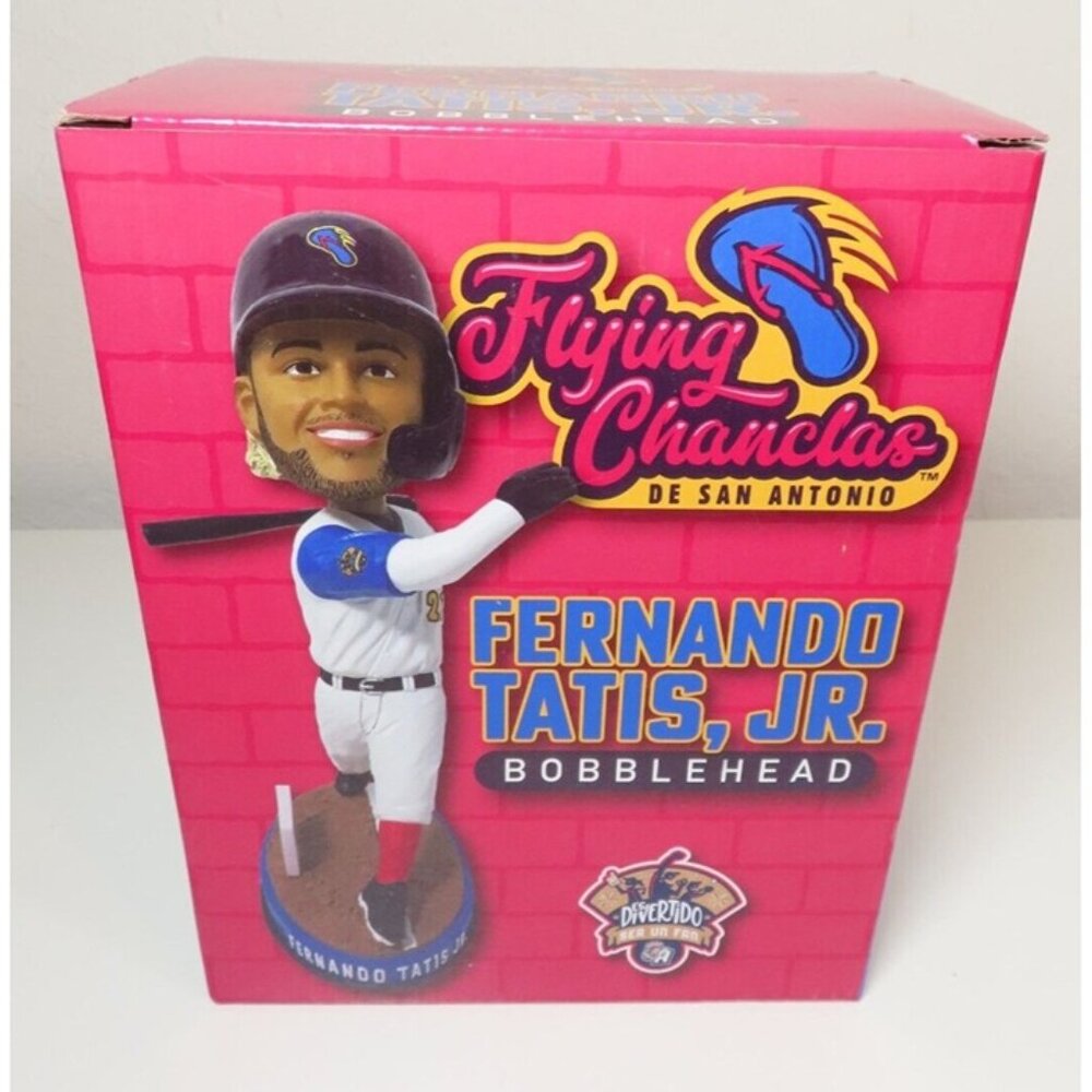 Fernando Tatis Jr. San Antonio Flying Chanclas Bobblehead Forever Collectibles
